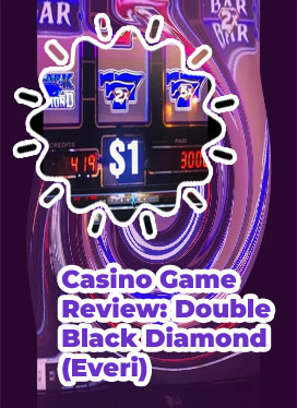 Black diamond slot machine
